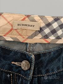 JEANS BURBERRY - DENIM SCURO - TAGLIA IT 40 (S)