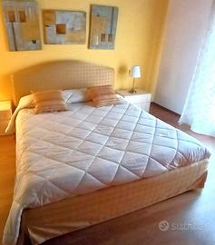 Letto matrimoniale con rete a doghe