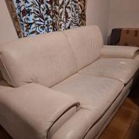 Coppia divani in pelle