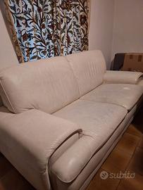 Coppia divani in pelle