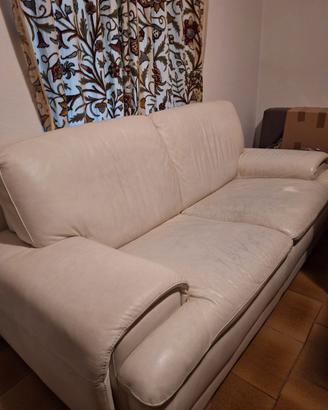 Coppia divani in pelle