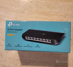 DESKTOP SWITCH TP LINK 8 porte GIGABIT NUOVO