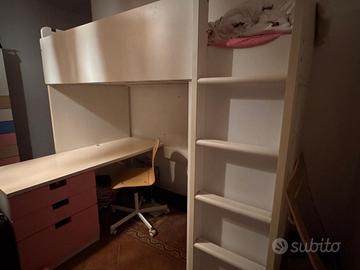 Letto a soppalco Ikea Småstad