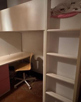 Letto a soppalco Ikea Småstad