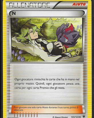 Carta Pokémon TCG "N e Zorua 105" Destini