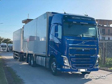 Volvo fh 500 e5 autotreno frigo 7.48 + 7.11 fna