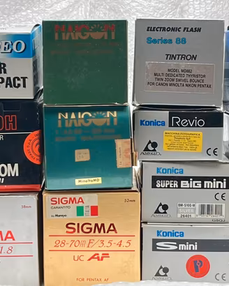 L’otto obiettivi, Fotocamere APS e accessori