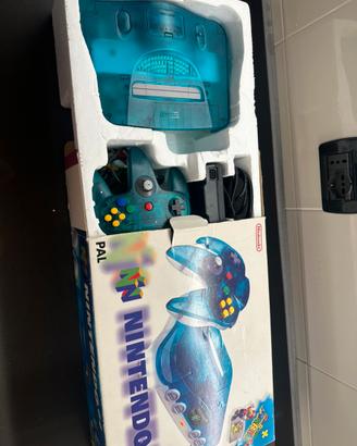 Nintendo 64 “Blue (Ice Blue)” PAL
