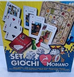 Set 6 giochi da tavolo Modiano nuovo
