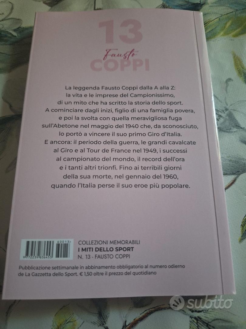 Livre De Poche I Miti Dello Sport N°18 - Fausto Coppi, 12,5x18,5 Cm, Neuf