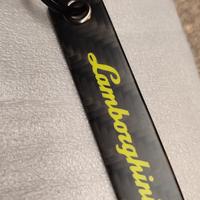 Portachiavi artigianale Lamborghini carbonio 