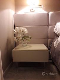 coppia comodini laccato lucido