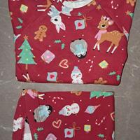 Completino natalizio neonata