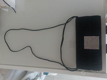 Borsa nera con strass
