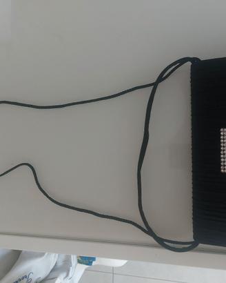 Borsa nera con strass