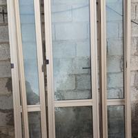 Infisso in alluminio portafinestra