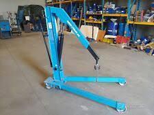 GRU IDRAULICA PIEGHEVOLE A CARRELLO