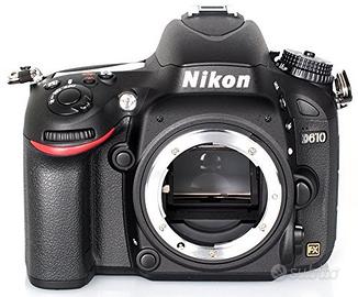 Nikon D610, solo 900 scatti, perfetta in garanzia