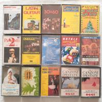 SET 15 musicassette audio - cassette artisti vari
