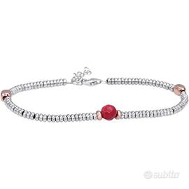Bracciale Bliss argento ematite rossa ORIGINALE