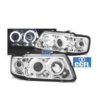 FARI AUDI A3 8L 96-00 ANGEL EYES CCFL FONDO CROMAT