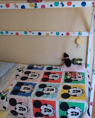 Lettino Montessori con materasso