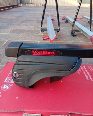 Set Completo Barre Portatutto Mont Blanc + 4 Porta