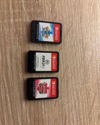 Pokemon scudo+Pokemon spada+Fifa 21 (nintendo)