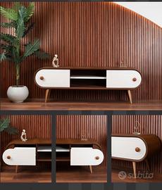 Mobile TV di design moderno – Legno naturale