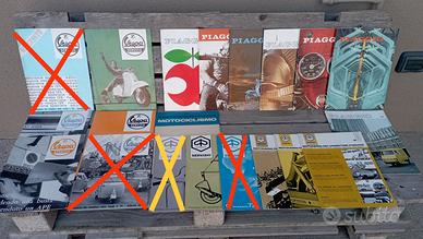 catalogo, manuale, rivista PIAGGIO e varie