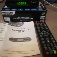 RICEVITORE DIGITALE TERRESTRE BRAVO DEC-X2