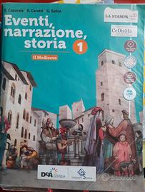 Libro di storia eventi narrazione storia vol 1