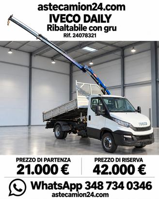 Iveco daily ibrido gru ribaltabile asta libera