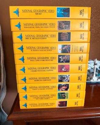 10 VHS National Geographic  su curiosità del mondo