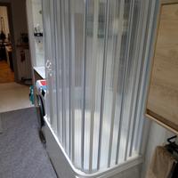 box doccia con vasca 120 cm