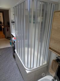 box doccia con vasca 120 cm