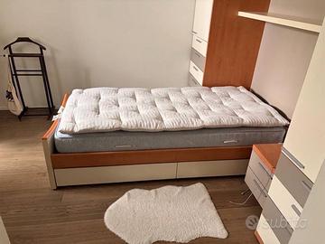 set letto singolo DOIMO con cassettoni