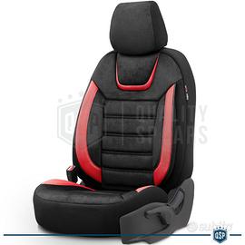 Subito - RT ITALIA CARS - SET COPRISEDILI per DR 7.0 Pelle Rossa Alcantara  - Accessori Auto In vendita a Bari