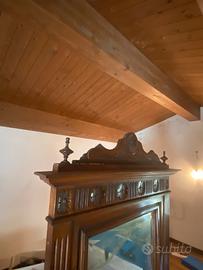 Camera da letto in legno massello con marmo