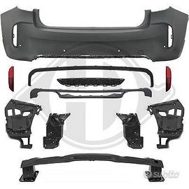 Bmw X6 F16 2014>2019 Paraurti posteriore X6M look