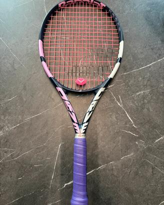 Racchetta Babolat Pure Drive Junior 25” blu/rosa