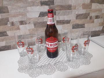 set bicchieri Peroni
