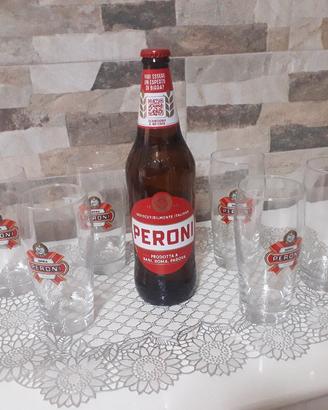 set bicchieri Peroni