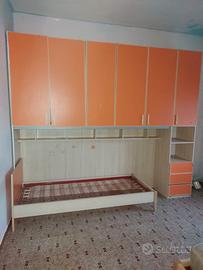 cameretta ponte-soggiorno-armadio