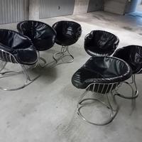 4 Sedie  modello Pan-Am, realizzate nel 1970