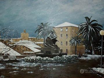 Neve a Imperia. Stampa Fine Art. cm 60x50