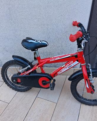 biciclettata 14 pollici bimbo