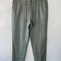 Pantaloni Lino Verde oliva