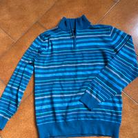 Maglione con collo alto e zip xxl ma veste una L