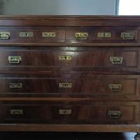 MOBILI ANTICHI INTARSIATI IN LEGNO